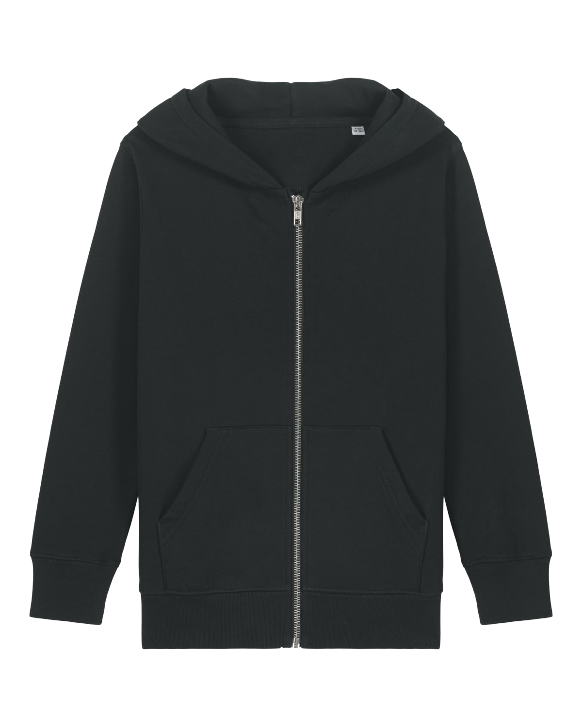 Kinder-Kapuzensweatjacke - Größe: 9-11 Jahre (134cm-146cm) Farbe: Black